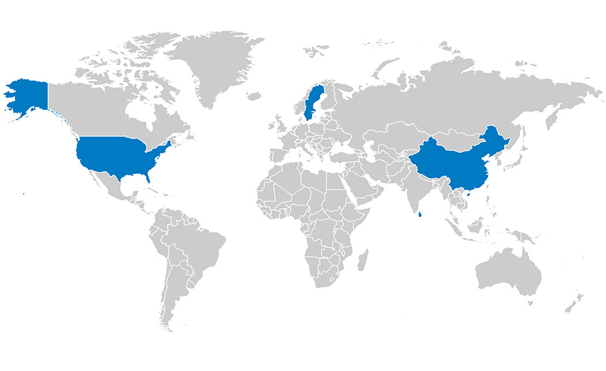 Gislaved Gummi footprint - global partner