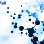 Abstract molecule background